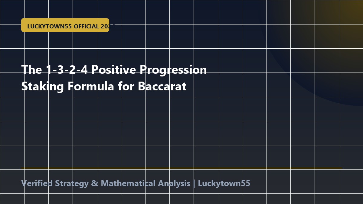 The 1-3-2-4 Positive Progression Staking Formula for Baccarat
