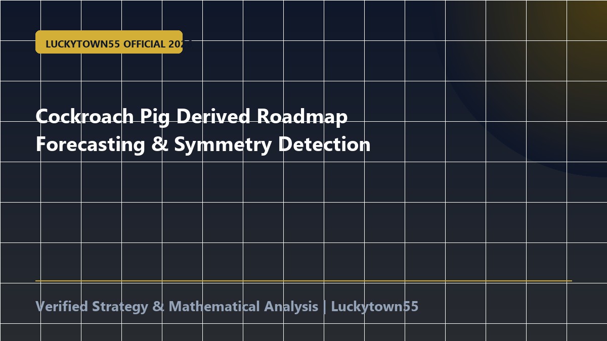 Cockroach Pig Derived Roadmap Forecasting & Symmetry Detection